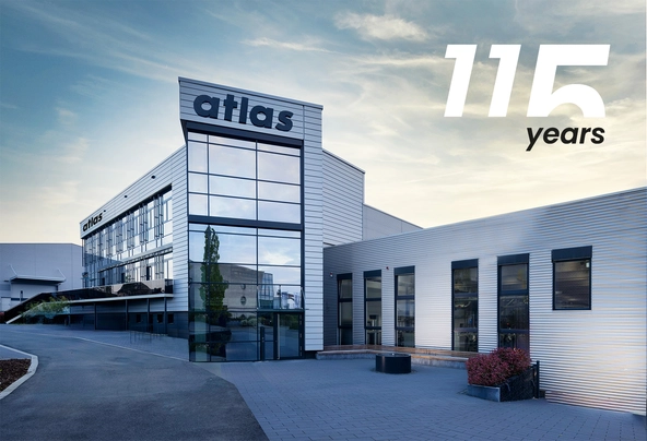 ATLAS Firmengebäude mit 115 years